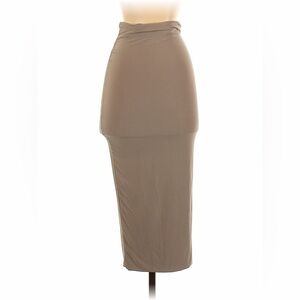 Chic Tan Pencil Skirt for Women